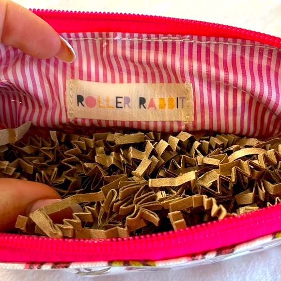 Roller Rabbit pink monkey makeup bag - Picture 6 of 6